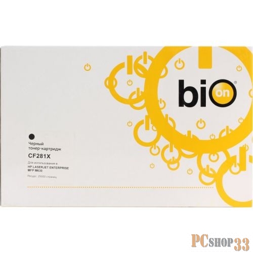 Bion CF281X Картридж для HP LJ Enterprise M605n/M606dn/M630h (25000 стр.) с чипом