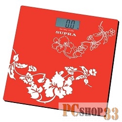 Весы Весы напольные электронные SUPRA BSS-2000 red
