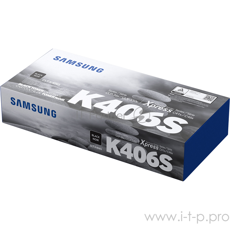 Тонер Картридж SAMSUNG CLT-K406S/ SU120A черный (1500стр.) для Samsung CLP-360/365/CLX-3300/3305