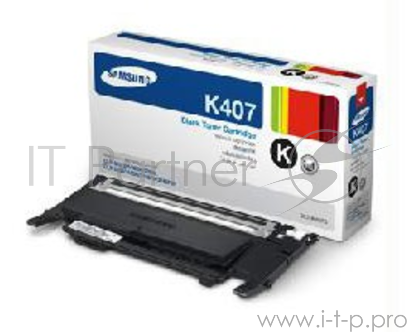 Тонер Картридж SAMSUNG CLT-K407S/ SU132A черный (1500стр.) для Samsung CLP-320/325/CLX-3185