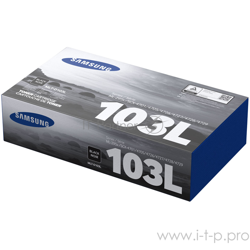 Тонер Картридж SAMSUNG MLT-D103L/ SU718A черный (2500стр.) для Samsung ML-2950ND/2955ND/2955DW