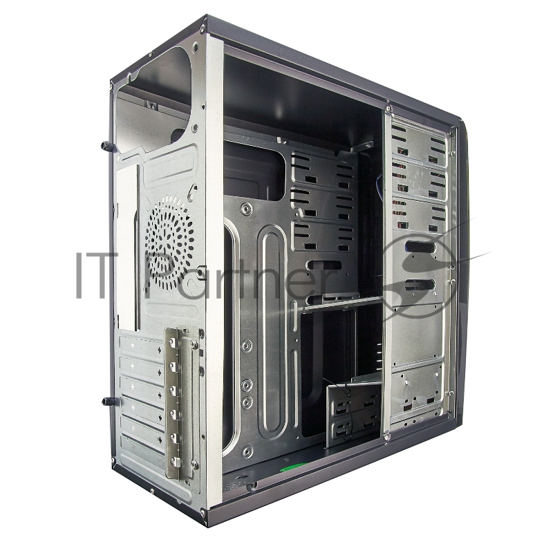 Корпус Miditower Exegate CP-604 Black, ATX, <без БП>, 2*USB, Audio