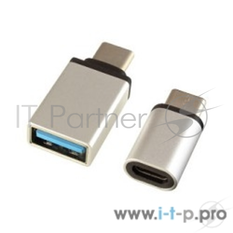 Переходник Ginzzu Переходник USB 3.1 Type-C / microUSB + USB 3.1 Type-C / USB 3.0 (GC-885S)