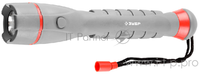 Фонарь ЗУБР 56225-8 мастер ручной обрез.корпус 2 режима 8хLED 3хАА