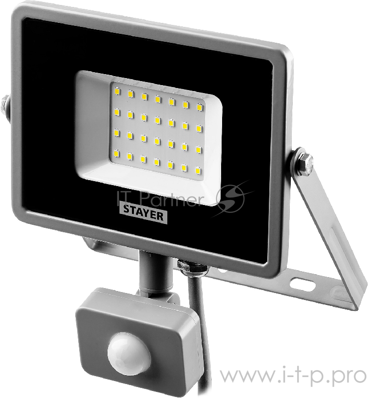 Прожектор LEDPro STAYER Profi 57133-30 светодиодный, датчик движения, 30Вт