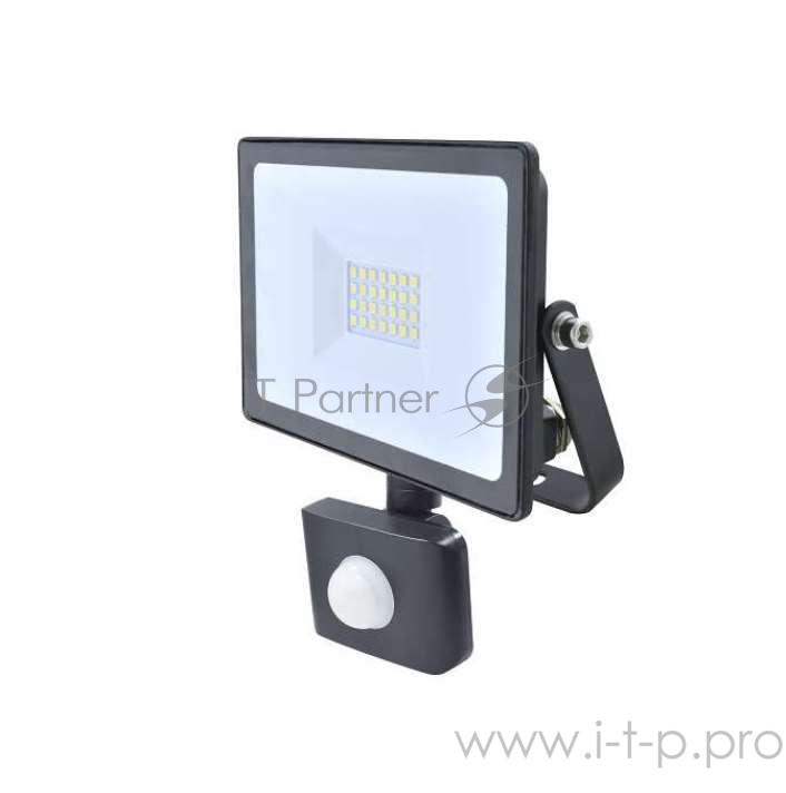 Прожектор КОСМОС 20Вт 1600лм 6500к ip65 с датчиком движения и освещенности k_pr5_led_20s