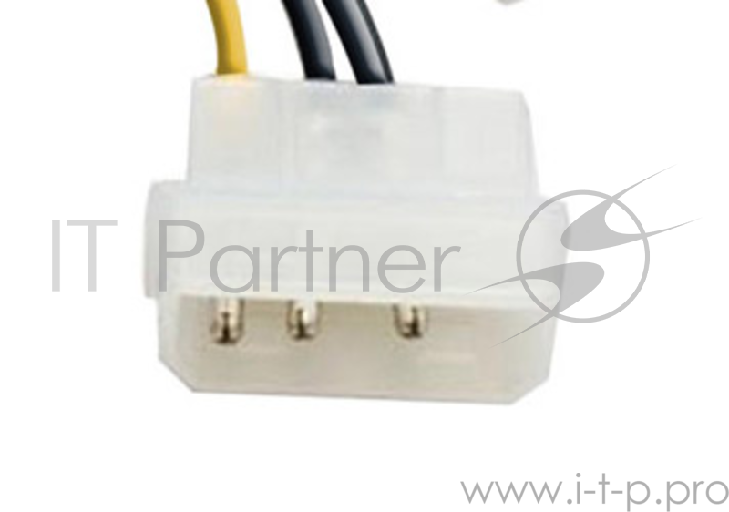 Переходник Exegate EX138937RUS Переходник питания PCI-Express 6pin (от 2х разъемов Molex (IDE) блока питания), 15см Exegate