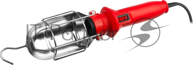 Светильник переносной ЗУБР 61802_z01 с выключателем 5м 60 Вт/220В