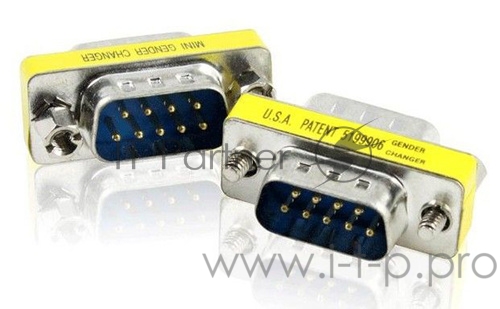 Переходник Greenconnect Адаптер-переходник COM RS-232 DB 9M/9M ( GCR-CV204 )