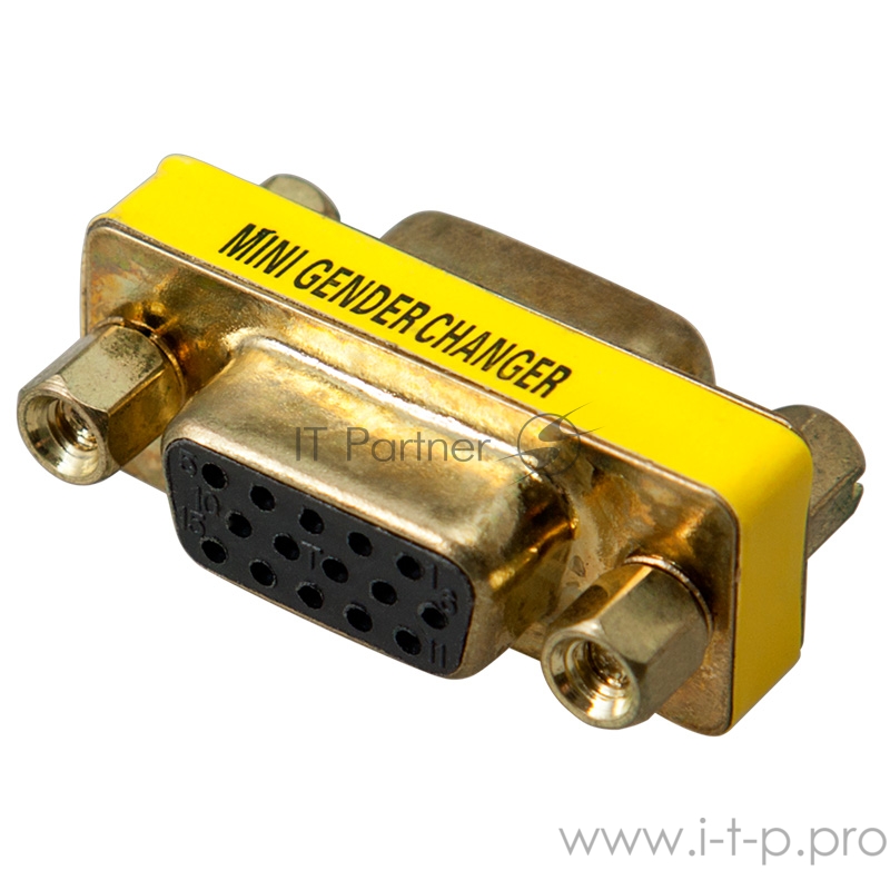 Переходник Rexant (17-6817) ПЕРЕХОДНИК гн.VGA - гн.VGA GOLD