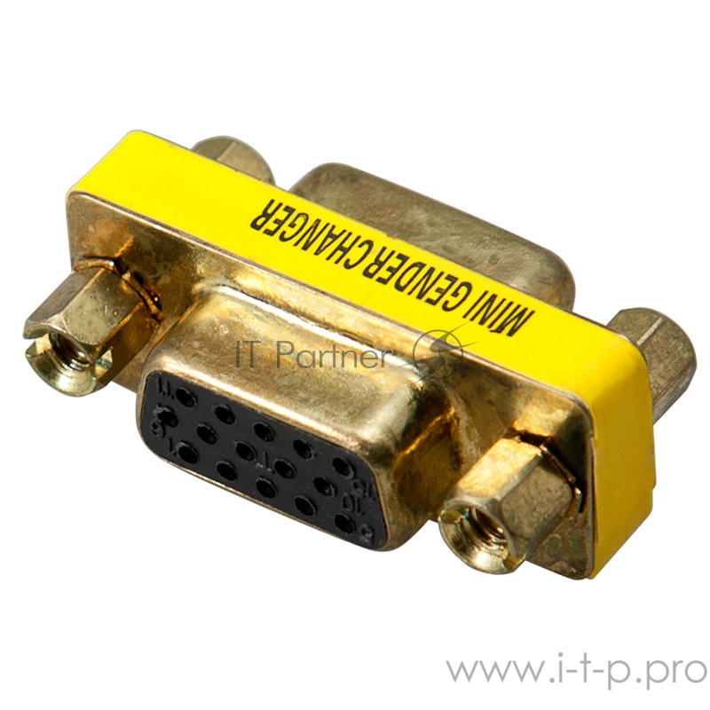 Переходник Rexant (17-6817) ПЕРЕХОДНИК гн.VGA - гн.VGA GOLD
