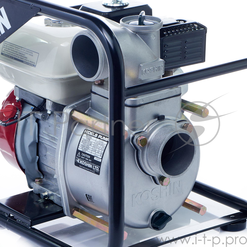Мотопомпа KOSHIN STH-80X для средне-загряз. воды. 4 лс. 54 куб м/час. напор 26 м. частицы 9 мм