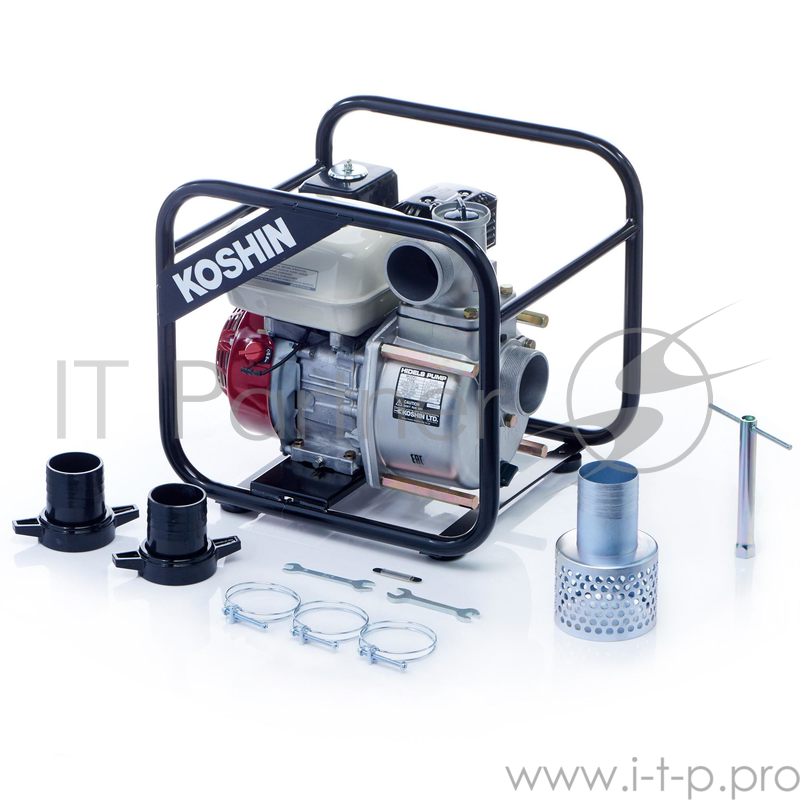 Мотопомпа KOSHIN STH-80X для средне-загряз. воды. 4 лс. 54 куб м/час. напор 26 м. частицы 9 мм