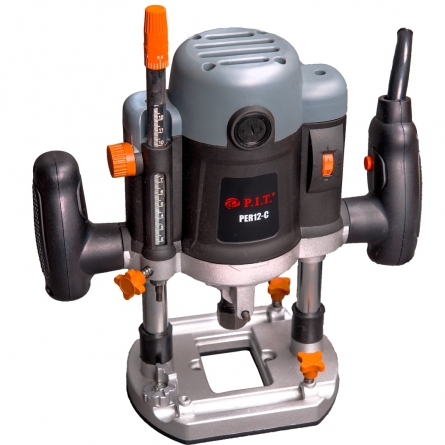 P.I.T Фрезер электрический PER12-C МАСТЕР (2100Вт, рег-ка 6000-22000об.мин, цанга 8, 12мм, пл пуск)