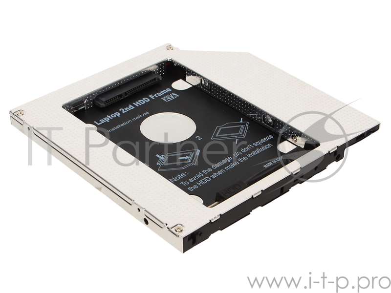 Переходник Espada SS95 Аксессуары HDD, Переходник dvd slim 9,5 mm to hdd (mini sata to sata)
