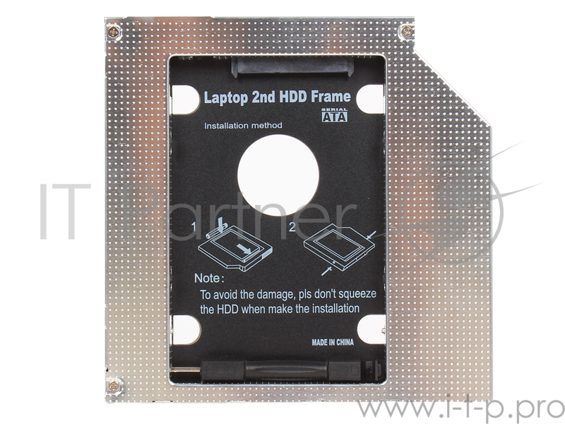 Переходник Espada SS95 Аксессуары HDD, Переходник dvd slim 9,5 mm to hdd (mini sata to sata)