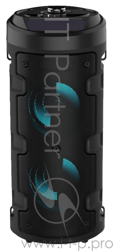 Минисистема Hyundai H-MC160 черный 50Вт/FM/USB/BT/SD/MMC