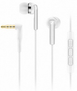 Гарнитура вкладыши Sennheiser CX 2.00G 1.2м белый проводные (в ушной раковине)