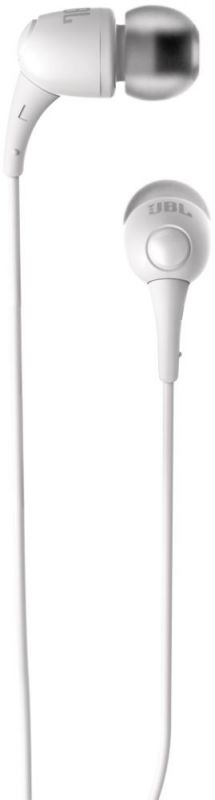 Наушники вкладыши JBL T100 1.1м белый проводные (в ушной раковине)