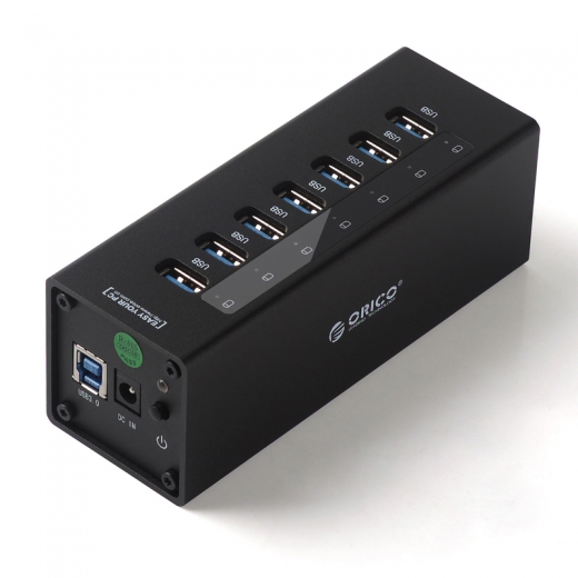 USB-концентраторы ORICO A3H7-BK USB-концентратор ORICO A3H7 (черный)