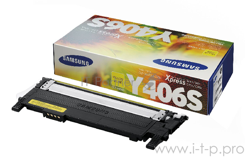 Тонер Картридж SAMSUNG CLT-Y406S/ SU464A желтый (1000стр.) для Samsung CLP-360/365/CLX-3300/3305