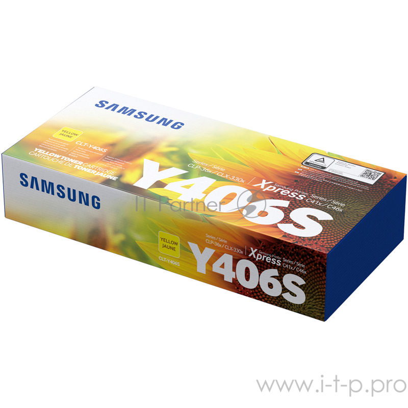 Тонер Картридж SAMSUNG CLT-Y406S/ SU464A желтый (1000стр.) для Samsung CLP-360/365/CLX-3300/3305