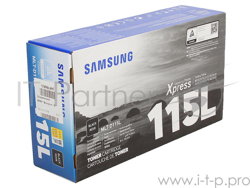 Тонер Картридж SAMSUNG MLT-D115L/ SU822A черный (3000стр.) для Samsung M2620/2670/2820/2870/2880
