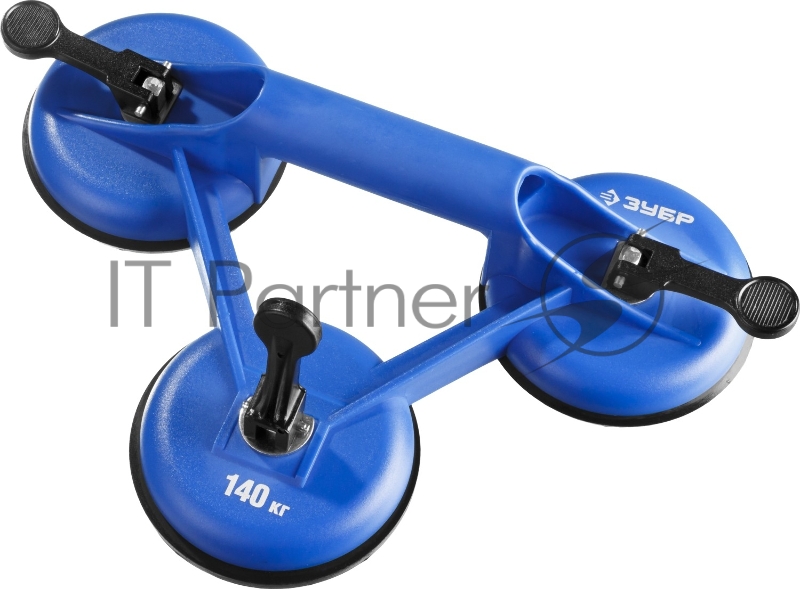 Стеклодомкрат ЗУБР 3372-3_z01 профессионал пластиковый тройной 140кг