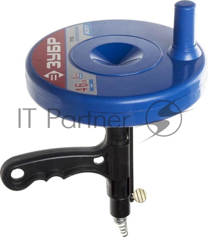 Трос Зубр 51907-05 сантехнический 4.6м d=6мм в пластиковом корпусе