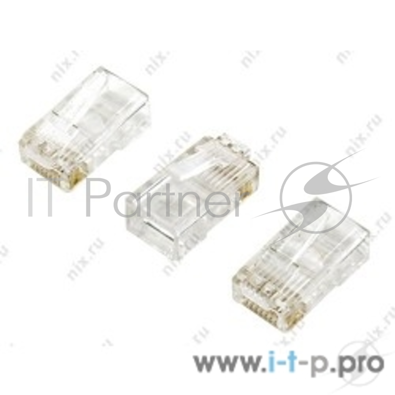 Коннектор 5bites US005A Коннектор RJ-45 8p8c, зол.напыление 1шт