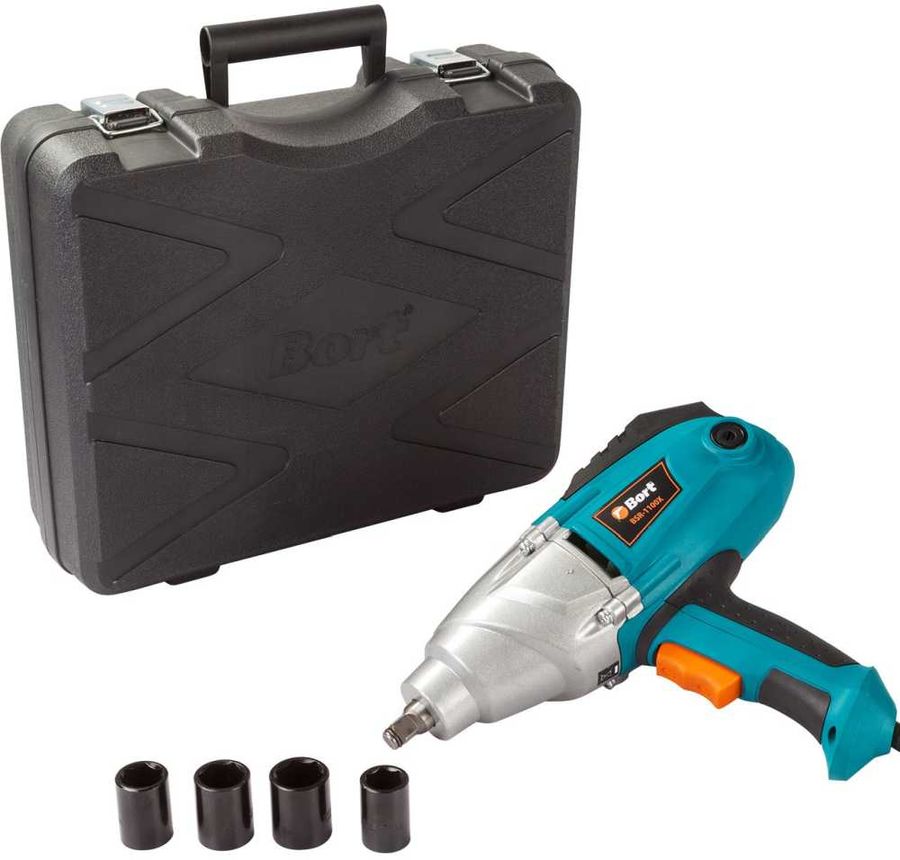Гайковерт ударный Bort BSR-1100X 1100Вт патрон:квадрат 1/2 (кейс в комплекте)