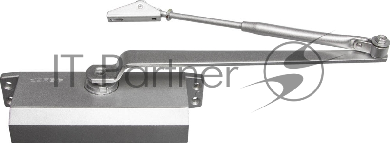 Доводчик дверной ЗУБР 37910-80 для дверей массой до 80 кг, цвет серебро