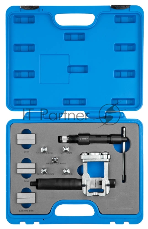 Развальцовщик ЗУБР 23613-H10 эксперт для простых и двойных бортиков с углом90и115град
