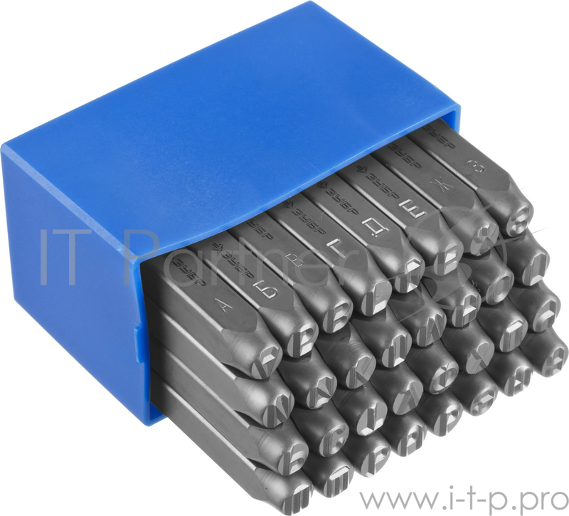 Клейма ЗУБР 21503-08_z01 буквенные кириллица шрифт 8мм