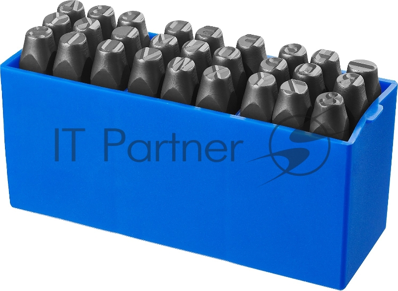 Клейма ЗУБР 21505-08_z01 буквенные латинские шрифт 8мм