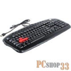 Клавиатура Keyboard A4Tech KB-28G серый/черный USB, провод. игровая многофункц. кл-ра 517935
