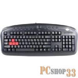 Клавиатура Keyboard A4Tech KB-28G серый/черный USB, провод. игровая многофункц. кл-ра 517935