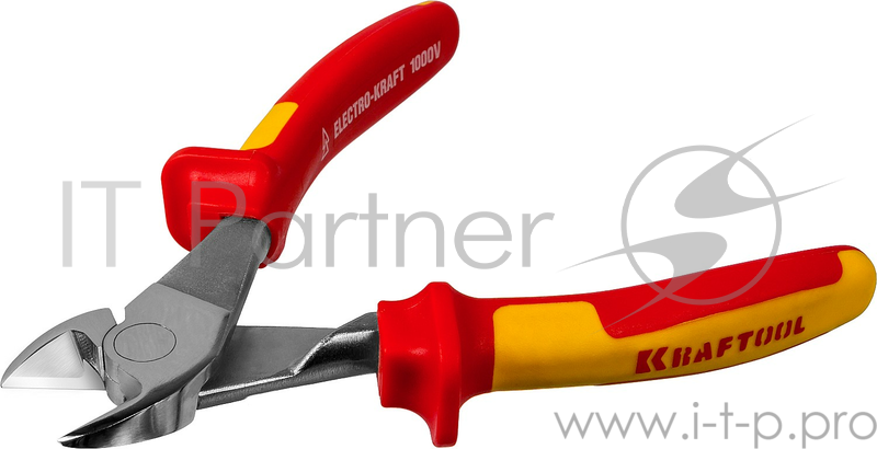 Бокорезы KRAFTOOL 2202-6-18_z01 electro-kraft усил. cr-mo сталь двухкомп. рукоят. хром. покр. 180мм