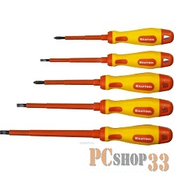 Набор KRAFTOOL EXPERT 250088-H6 Cr-Mo-V сталь. SL: 2.5. 4. 5.5. 6.5. PH: № 1. № 2. 6 предметов