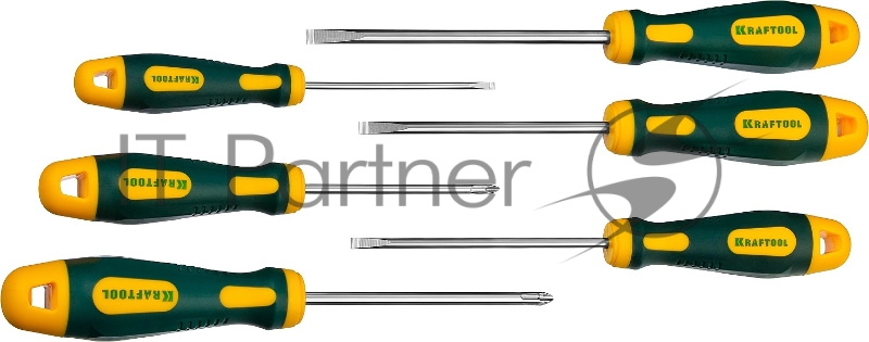 Набор отверток KRAFTOOL 250081-H6 X-Drive Cr-Mo-V сталь, 6шт
