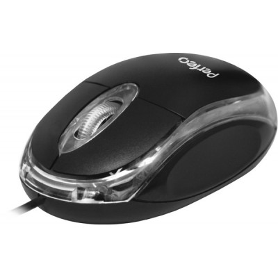 Клавиатуры, мыши Perfeo мышь оптическая GLOW, подсветка, оптич., 3 кн, USB, чёрная (PF-010-CB) COLOR BOX