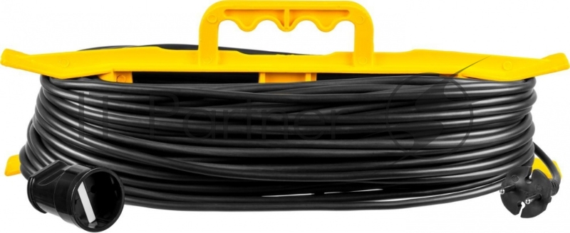 Удлинитель STAYER MF 207 55018-50_z01 на рамке 50м, 2200Вт, 1 гнездо, ПВС 2х0,75 мм2