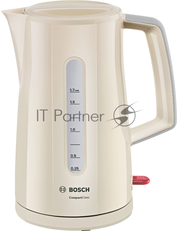 Чайник Чайник Bosch TWK3A017, бежевый, 2400Вт, 1,7 л