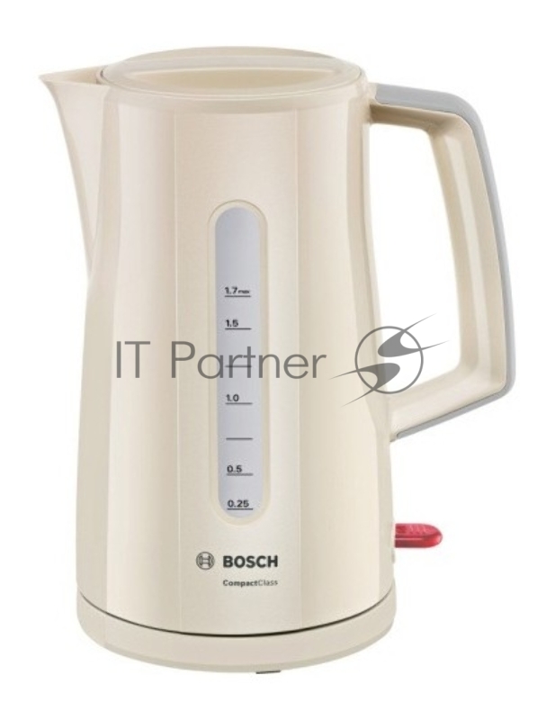 Чайник Чайник Bosch TWK3A017, бежевый, 2400Вт, 1,7 л
