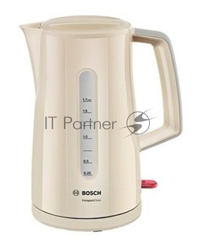 Чайник Чайник Bosch TWK3A017, бежевый, 2400Вт, 1,7 л