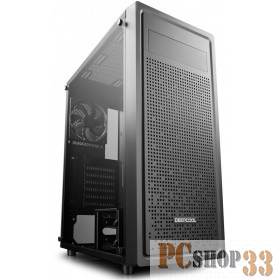 Корпус Deepcool E-SHIELD без БП, боковое окно, черный, ATX