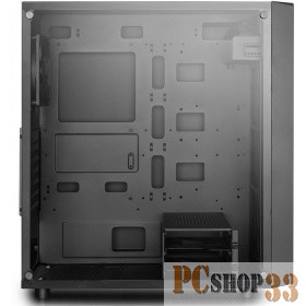 Корпус Deepcool E-SHIELD без БП, боковое окно, черный, ATX