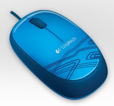 Мышь Logitech M105 синий оптическая (1000dpi) USB (2but)