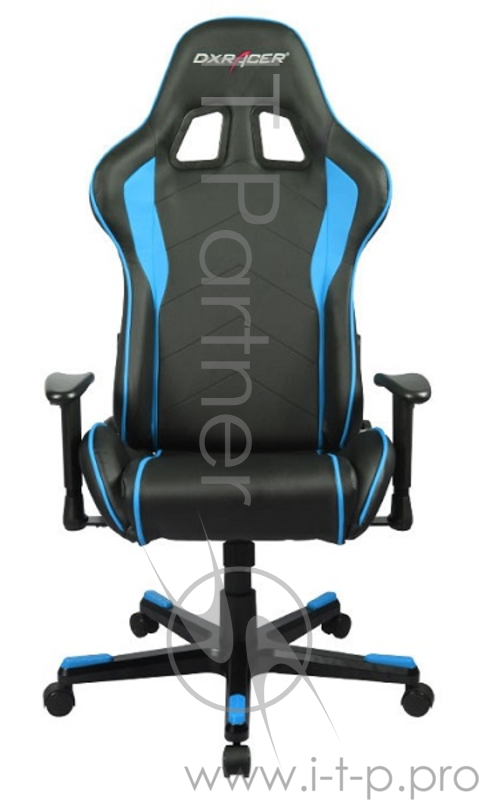 Компьютерное кресло игровое Formula series OH/FE08/NB цвет черный с синими вставками нагрузка 120 кг