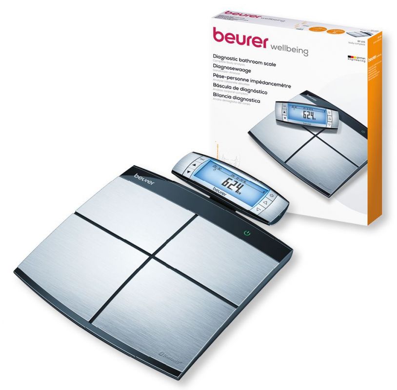 Весы напольные электронные Beurer BF105 макс.180кг серебристый